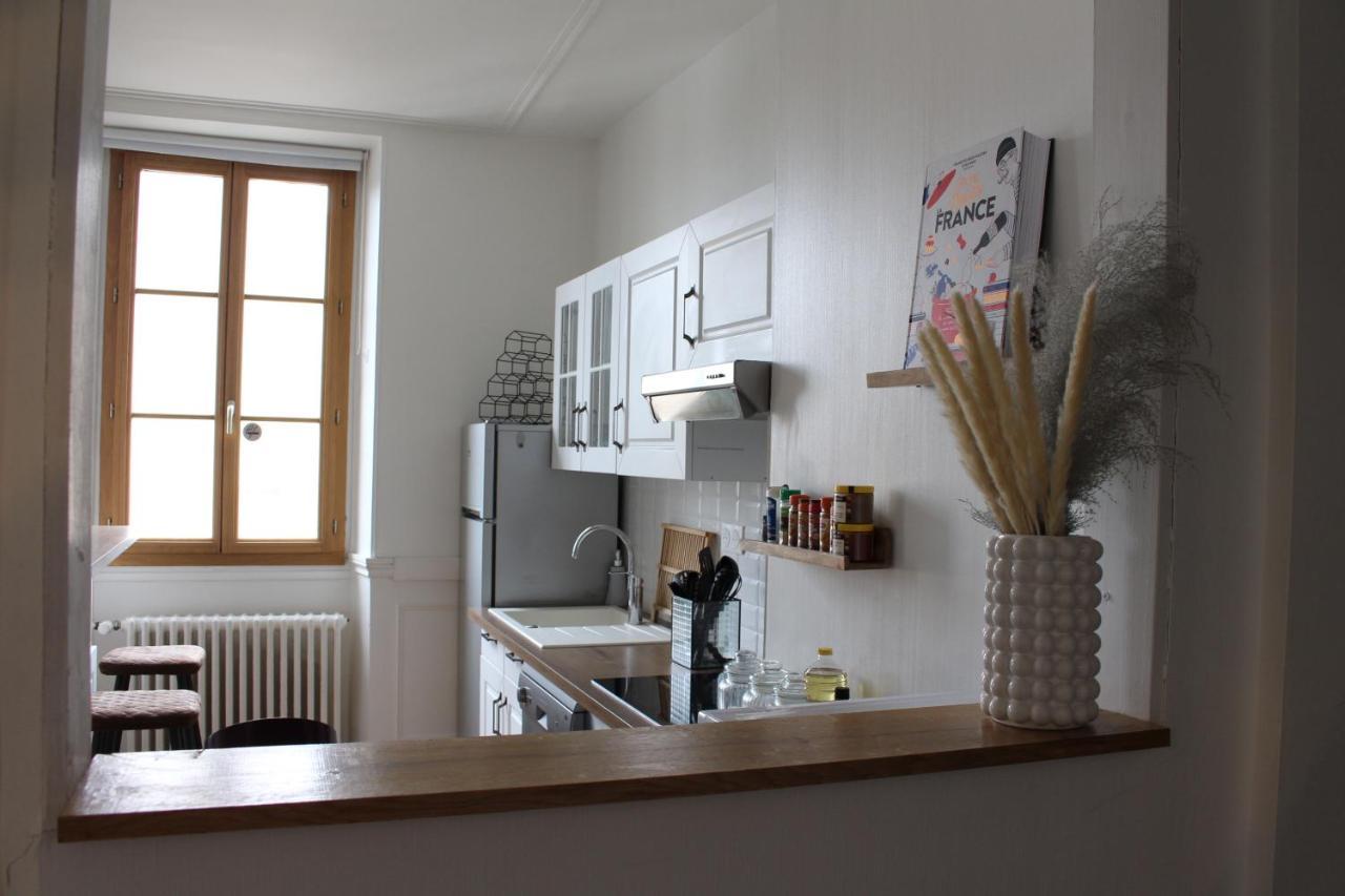 Charmant Appartement Plein Centre Ville - Parking Prive Auxerre Dış mekan fotoğraf